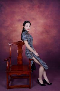 素雅棉麻旗袍